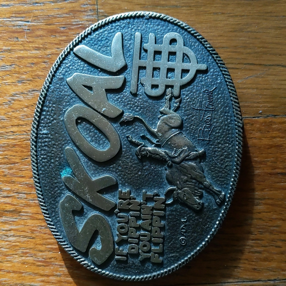 Brass Rodeo buckle